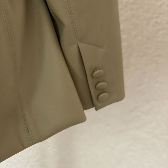 Nanushka Tan Blazer with Belt - Picture 3 of 5